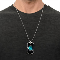 Collection Dad - Reel Cool Necklace - Army Tag Necklace, Dog Tag Necklace