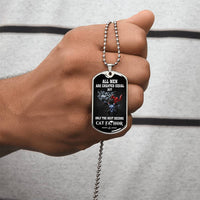 Cat Fathor Dogtag - Army Tag Necklace, Dog Tag Necklace