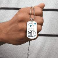 Hummingbird Necklace Mother's Day Gift, Hummingbird Jewellery, Bird Necklace, Gift For Her, Dainty Minimalist Jewellery - Army Tag Necklace, Dog Tag Necklace