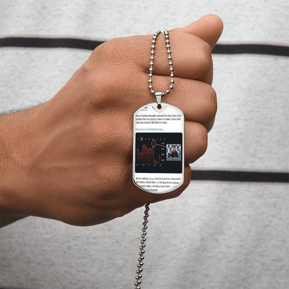 The Child Speak You Can't - Army Tag Necklace, Dog Tag Necklace