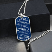 Personalized Dog Tag, New Dad Gift, Daddy Gift From Unborn, New Dad Gift From Wife, Bump Gift, New Dad Gift Idea - Army Tag Necklace, Dog Tag Necklace