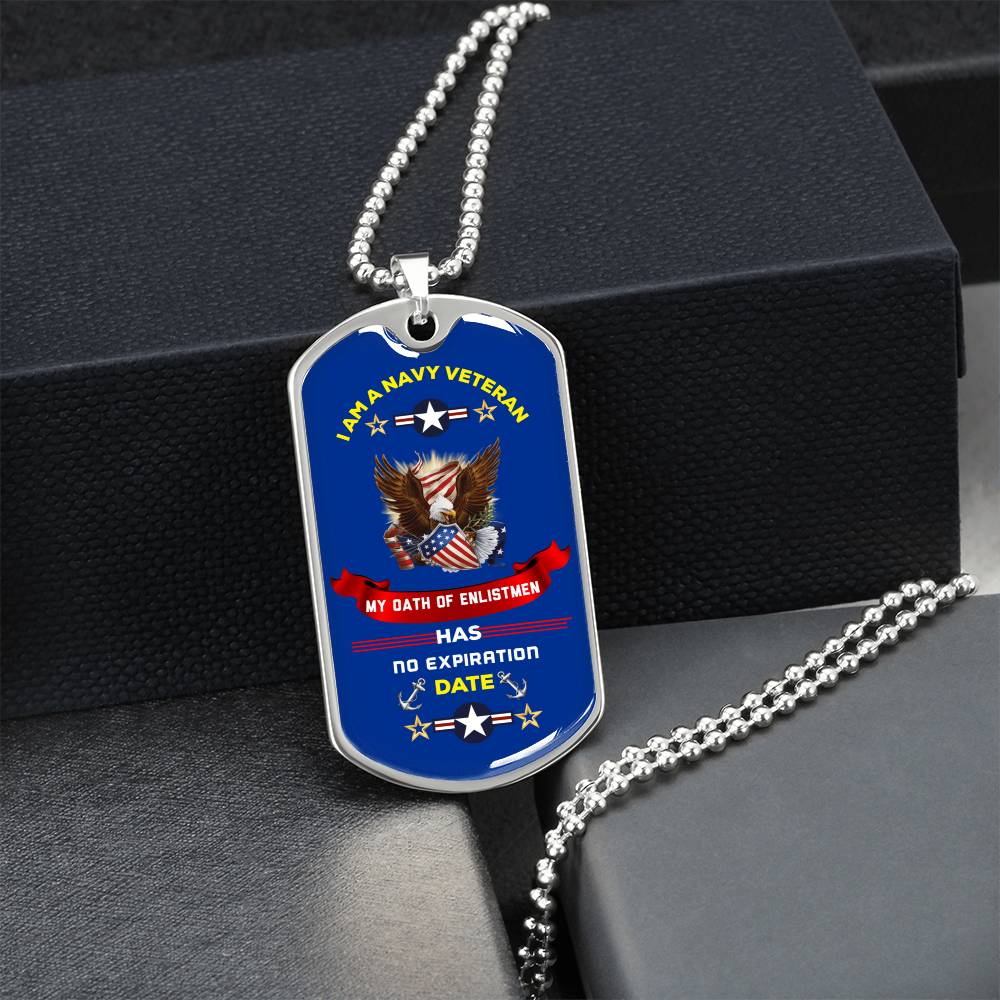 Navy Veteran Amazing S Dog Tag - Army Tag Necklace, Dog Tag Necklace