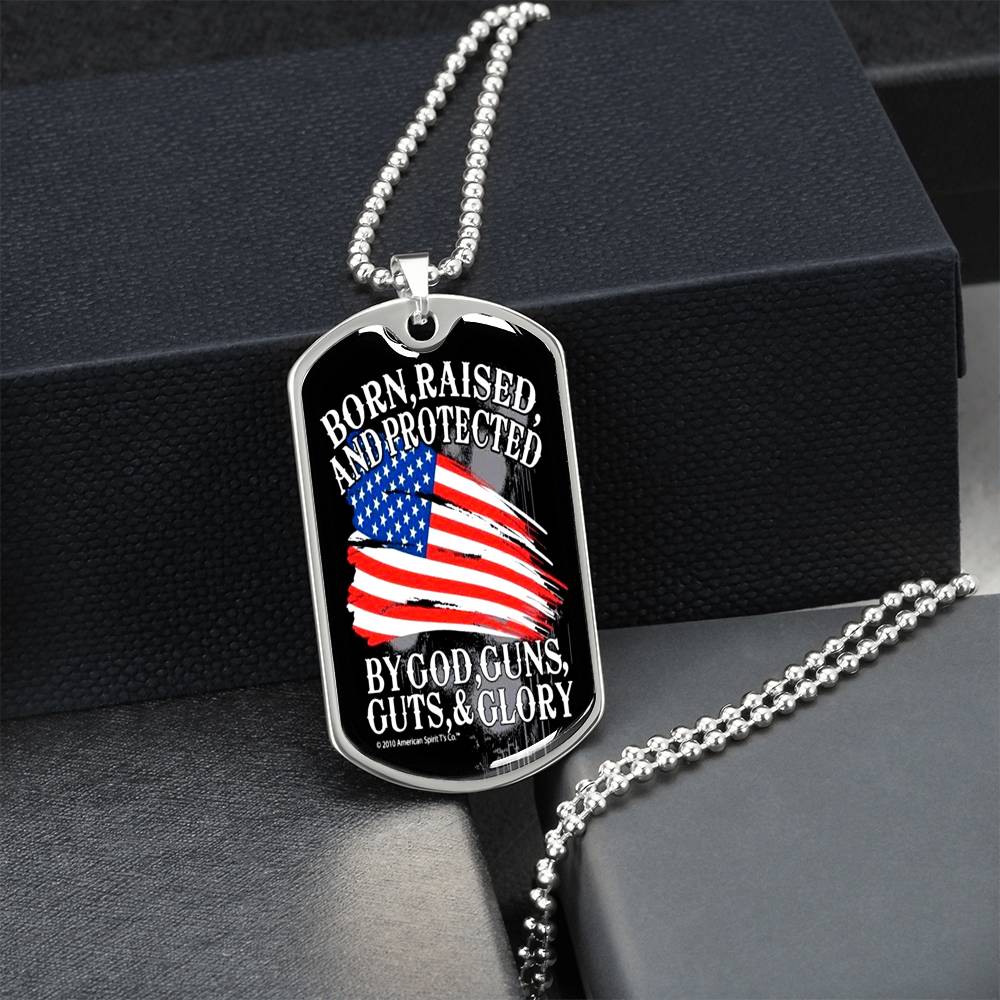 Proud American - Army Tag Necklace, Dog Tag Necklace