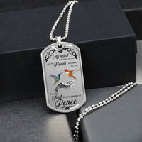 Memorial Necklace, Sympathy Gift, Memorial Jewelry, Loss, Cremation & Memorial Jewelry, Personalized Necklace - Army Tag Necklace, Dog Tag Necklace