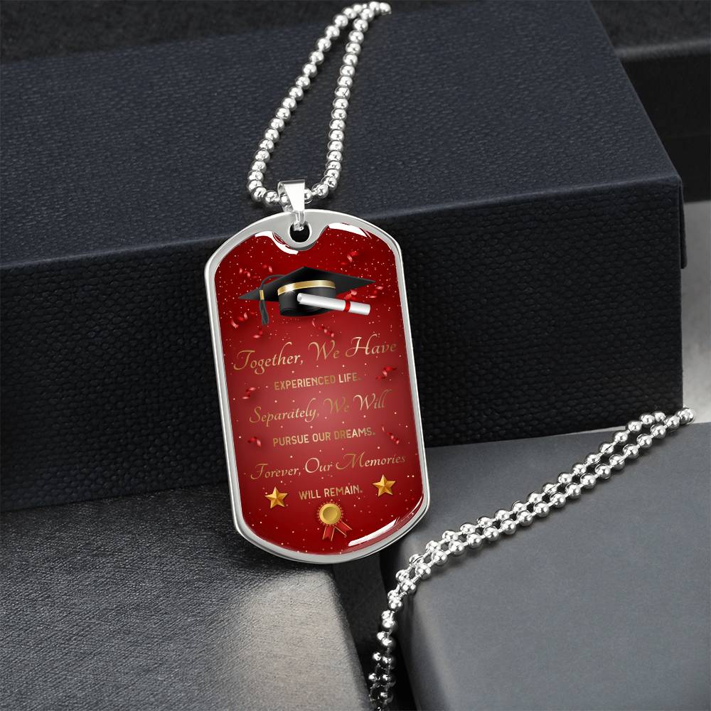 To My Son - Congratulations - Army Tag Necklace, Dog Tag Necklace