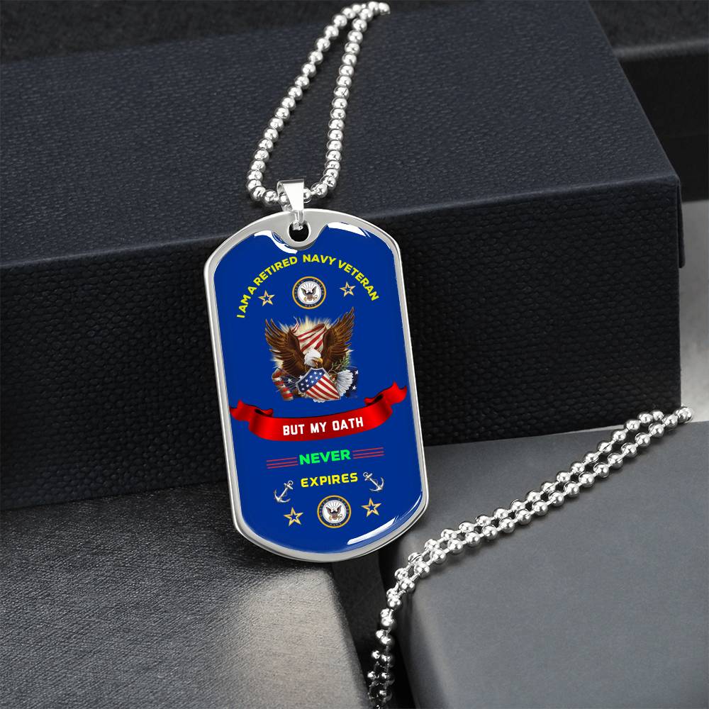 Navy Veteran Amazing S Dog Tag - Army Tag Necklace, Dog Tag Necklace