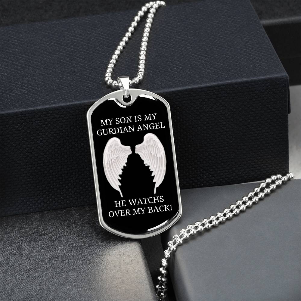Sympathy Gift Son Remembrance - Army Tag Necklace, Dog Tag Necklace