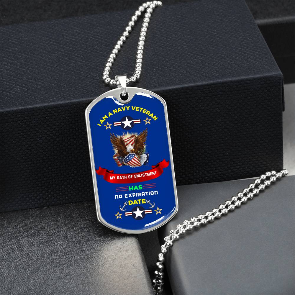 Navy Veteran Amazing S Dog Tag - Army Tag Necklace, Dog Tag Necklace