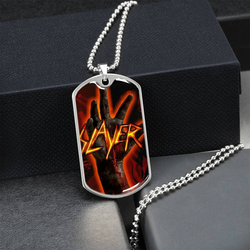 Slayer Chain - Army Tag Necklace, Dog Tag Necklace