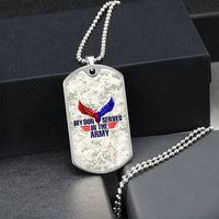 Personalized Army, Army Mom, Army Dad, Themed Dog Tag Gold And Silver - Army Tag Necklace, Dog Tag Necklace