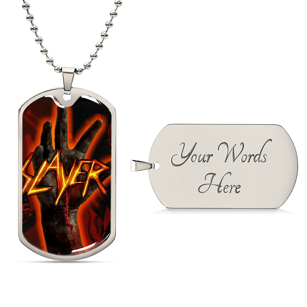 Slayer Chain - Army Tag Necklace, Dog Tag Necklace