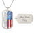 To My Son On Your Wedding Day - Gifft From Mom - Army Tag Necklace, Dog Tag Necklace