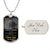 To My Girlfriend Necklace - Necklace For Girlfriend, Birthday Gift For Girlfriend, Girlfriend Gifts, Valentine Gift For Girlfriend - Army Tag Necklace, Dog Tag Necklace