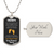 Grandpa I Can Hear You Say You Love Me - Yellow Version - Army Tag Necklace, Dog Tag Necklace