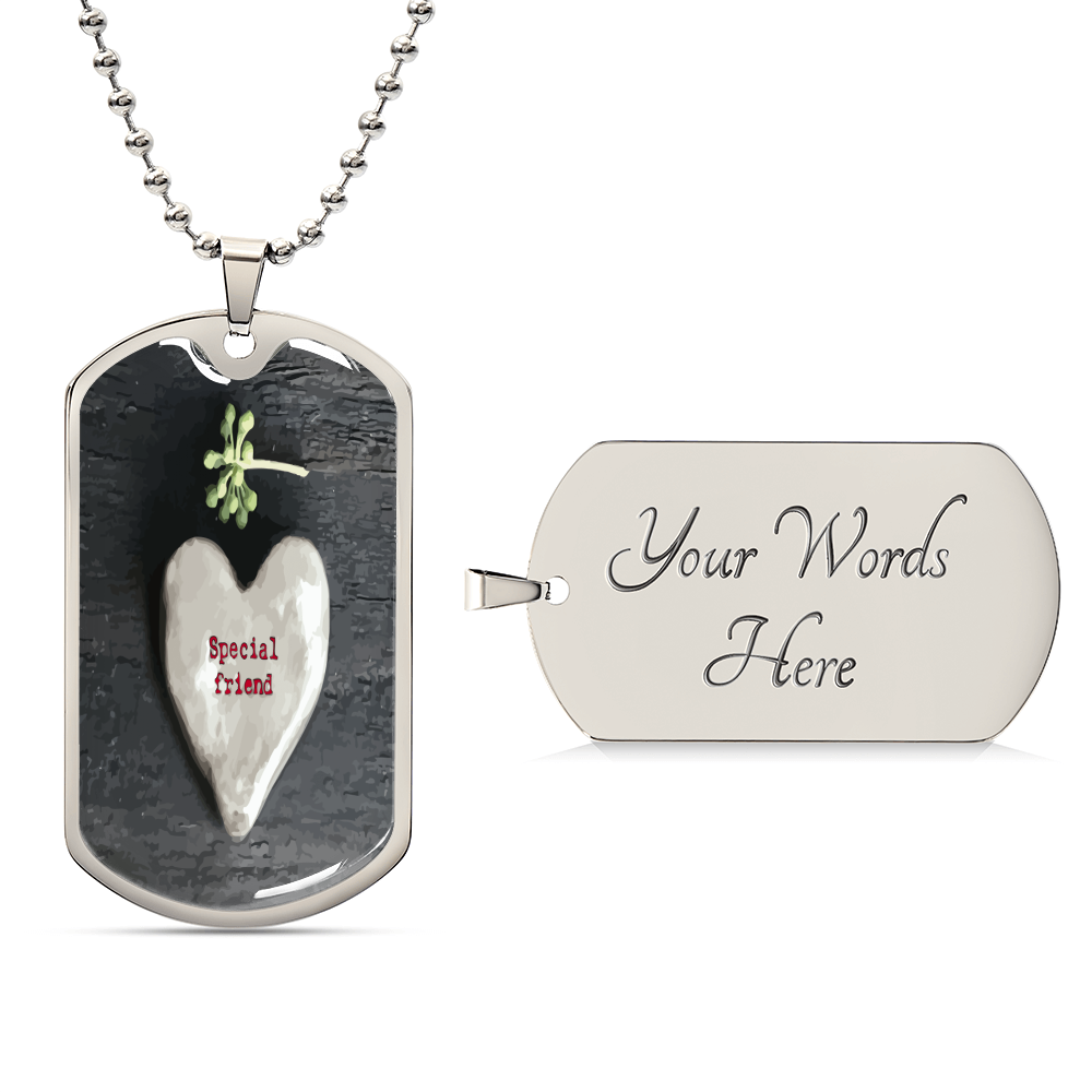 Boyfriend Gift, Lockdown Gift, Christmas Gift, Birthday Gift, Wedding Keepsake, Friendship Gift - Army Tag Necklace, Dog Tag Necklace
