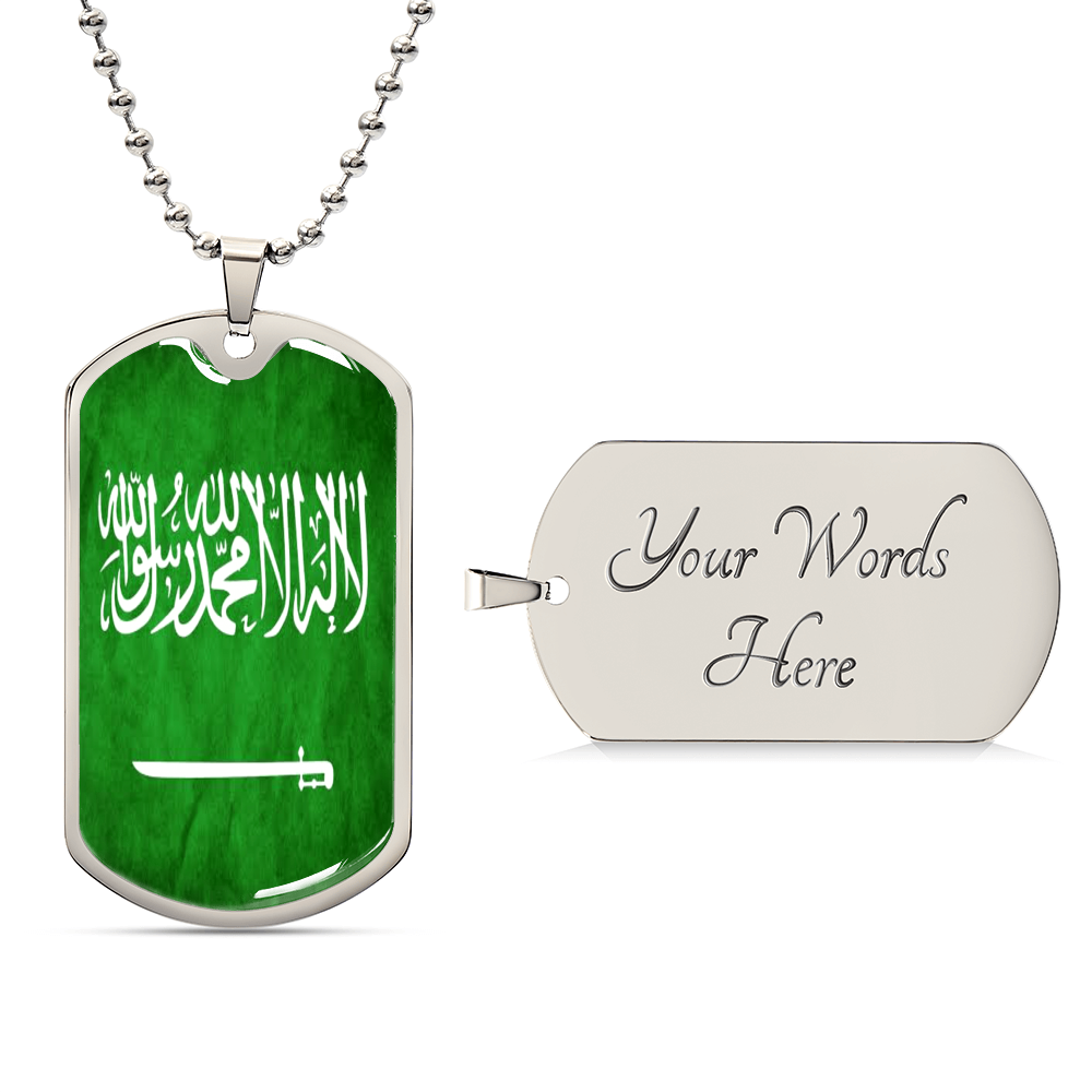 Love My Land - Army Tag Necklace, Dog Tag Necklace