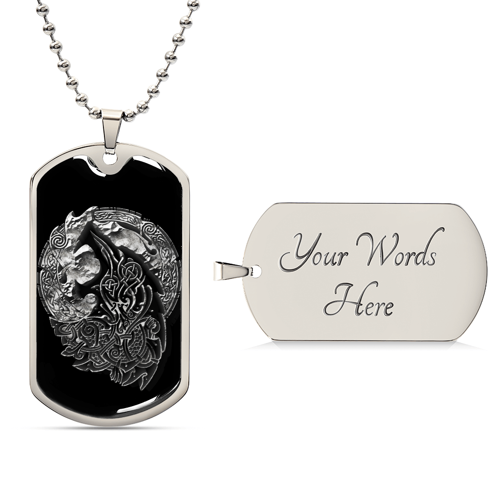 Fenrir Tag - Army Tag Necklace, Dog Tag Necklace