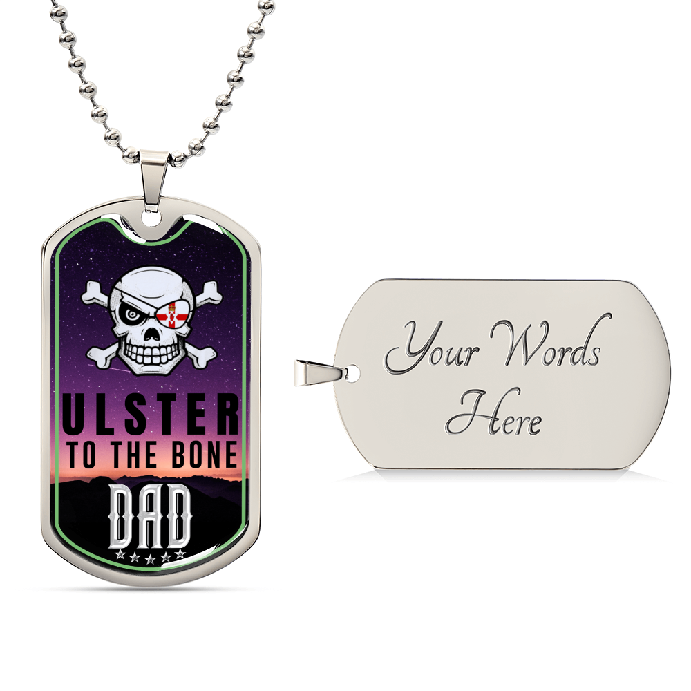 Ulster Flag, Northern Ireland Flag Of Ulster, Ulster Symbol, Ulster, Historic Ulster, Northern Ireland, Irish, Ireland - Army Tag Necklace, Dog Tag Necklace