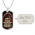 U.S Army Military Gift Engraved Dog Tag Veteran Gifts For Grandpa Independence Day Veteran Gift For Dad Veteran Jewelry - Army Tag Necklace, Dog Tag Necklace