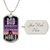 Father's Day Dog Tag Necklace - Army Tag Necklace, Dog Tag Necklace