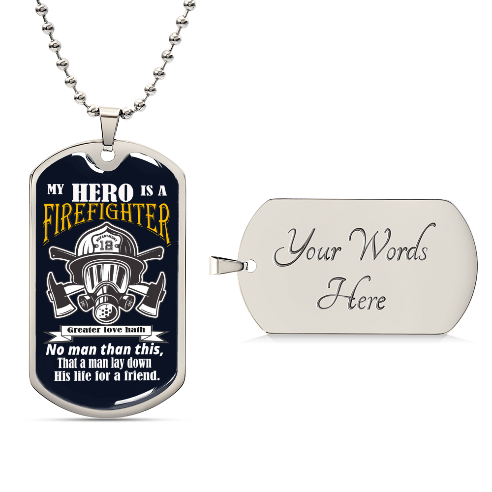 Happy Fathers Day Dog Tag Design - Army Tag Necklace, Dog Tag Necklace