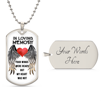 Stainless Steel Key Chain Pendant, To My Daughter... Love Dad, Dog Tag Key Chain, Necklace Accessory - Army Tag Necklace, Dog Tag Necklace