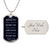Best Graduation Gift - Army Tag Necklace, Dog Tag Necklace