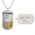 #1 Grandma Personalized Dogtag Necklace Silver Mothers Day Gift - Army Tag Necklace, Dog Tag Necklace