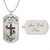 Birds Tree Of Life Faith Cross Luxury Dog Tag - Army Tag Necklace, Dog Tag Necklace
