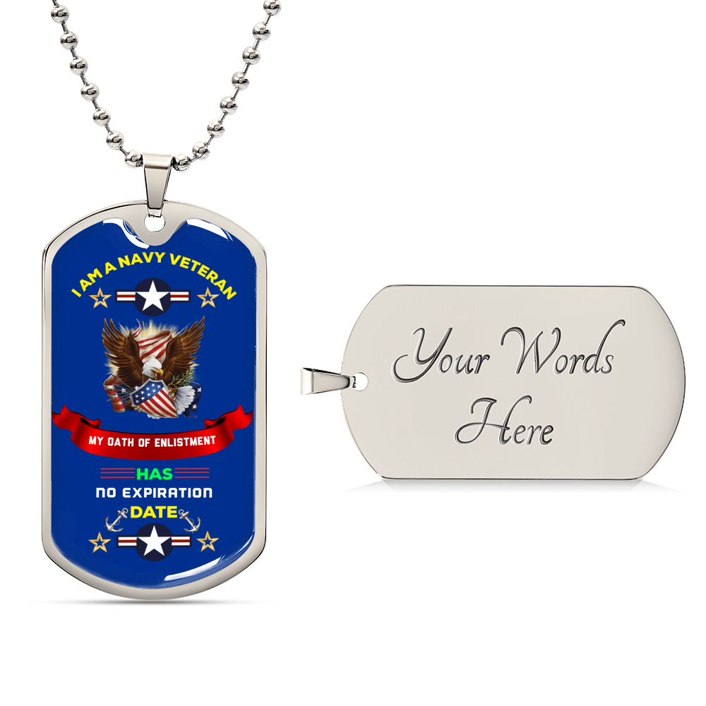 Navy Veteran Amazing S Dog Tag - Army Tag Necklace, Dog Tag Necklace