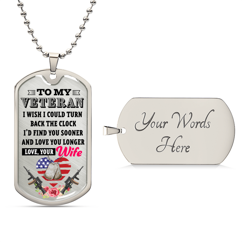 Veterans Day Gift, Military Dog Tag, Dog Tag Necklace Personalized, Veteran Gift, Custom Dog Tags, Military Gift Ideas - Army Tag Necklace, Dog Tag Necklace