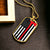 The Thin Red Line Firefighter Dog Tag Pendant Necklace Gifts Engraved Fireman's Dog Tag Engraved Firefighter Dog Tag - Army Tag Necklace, Dog Tag Necklace