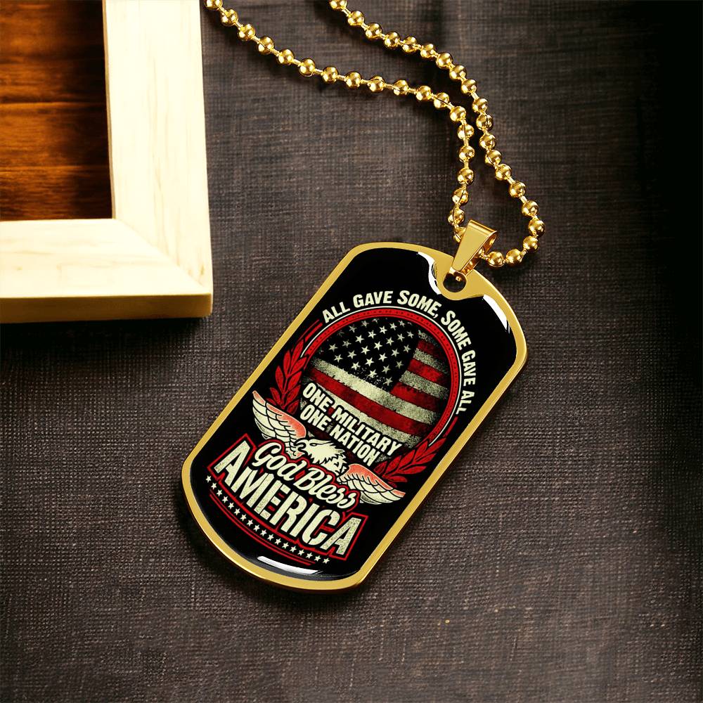 U.S Army Military Gift Engraved Dog Tag Veteran Gifts For Grandpa Independence Day Veteran Gift For Dad Veteran Jewelry - Army Tag Necklace, Dog Tag Necklace