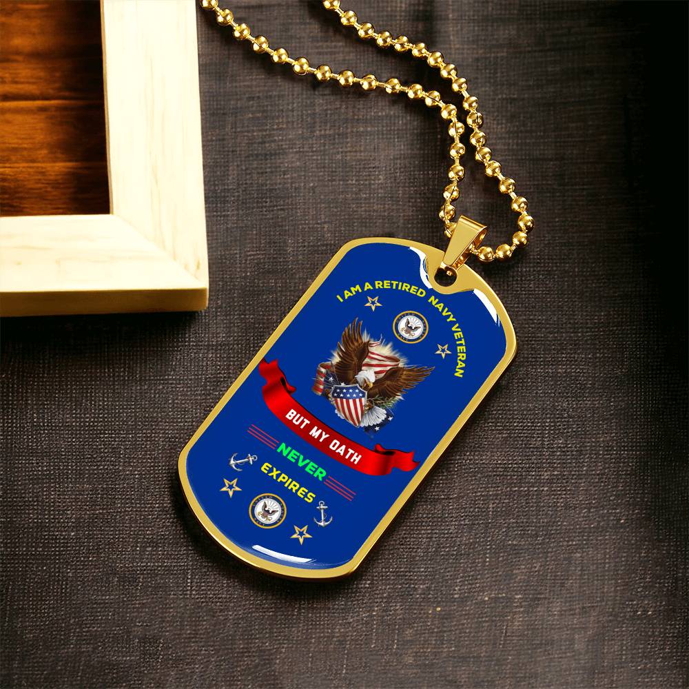 Navy Veteran Amazing S Dog Tag - Army Tag Necklace, Dog Tag Necklace