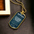 Grandson Pendant - Army Tag Necklace, Dog Tag Necklace