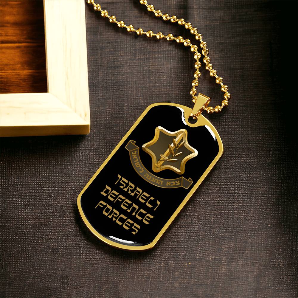 Idf Luxury Dog Tag Necklace - Army Tag Necklace, Dog Tag Necklace