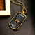 Grandpa I Can Hear You Say You Love Me - Yellow Version - Army Tag Necklace, Dog Tag Necklace