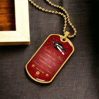 To My Son - Congratulations - Army Tag Necklace, Dog Tag Necklace