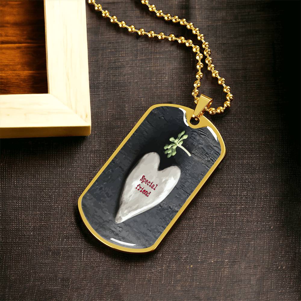 Boyfriend Gift, Lockdown Gift, Christmas Gift, Birthday Gift, Wedding Keepsake, Friendship Gift - Army Tag Necklace, Dog Tag Necklace