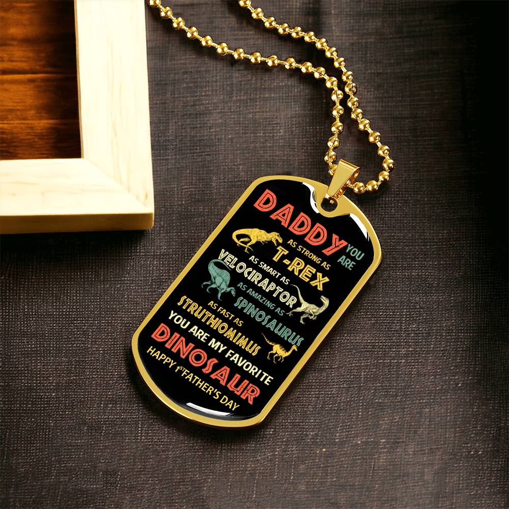 Gift For Father's Day - Luxury Necklace - Army Tag Necklace, Dog Tag Necklace