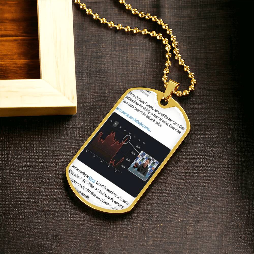 The Child Speak You Can't - Army Tag Necklace, Dog Tag Necklace