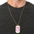 Frida Viva La Vida Pendant Necklace - Army Tag Necklace, Dog Tag Necklace