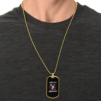 To My Mom - Mom Of A Marmaid - Army Tag Necklace, Dog Tag Necklace
