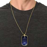 Libra Personalized Dog Tag Necklace - Army Tag Necklace, Dog Tag Necklace