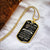 To My Son - Gift From Dad - Army Tag Necklace, Dog Tag Necklace