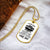 To Son - Be Kind But Not Weak - Gift From Dad - Army Tag Necklace, Dog Tag Necklace