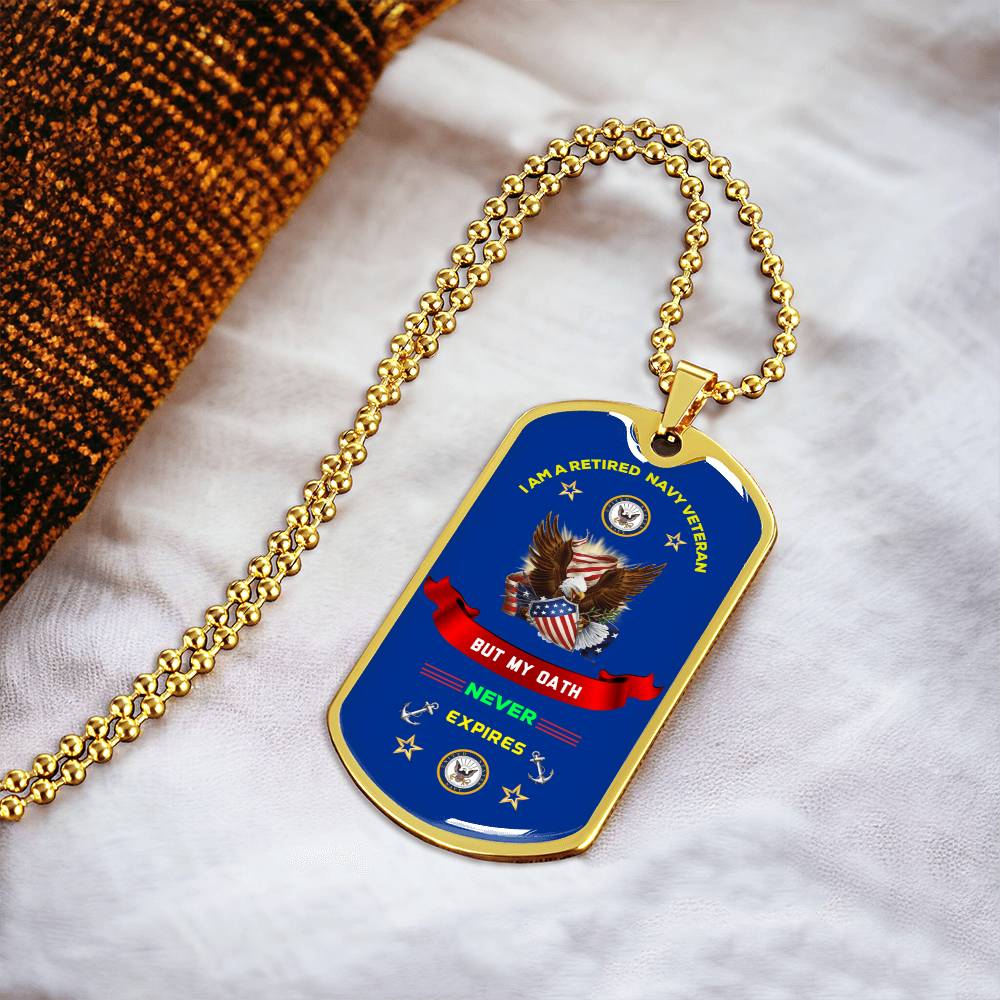 Navy Veteran Amazing S Dog Tag - Army Tag Necklace, Dog Tag Necklace
