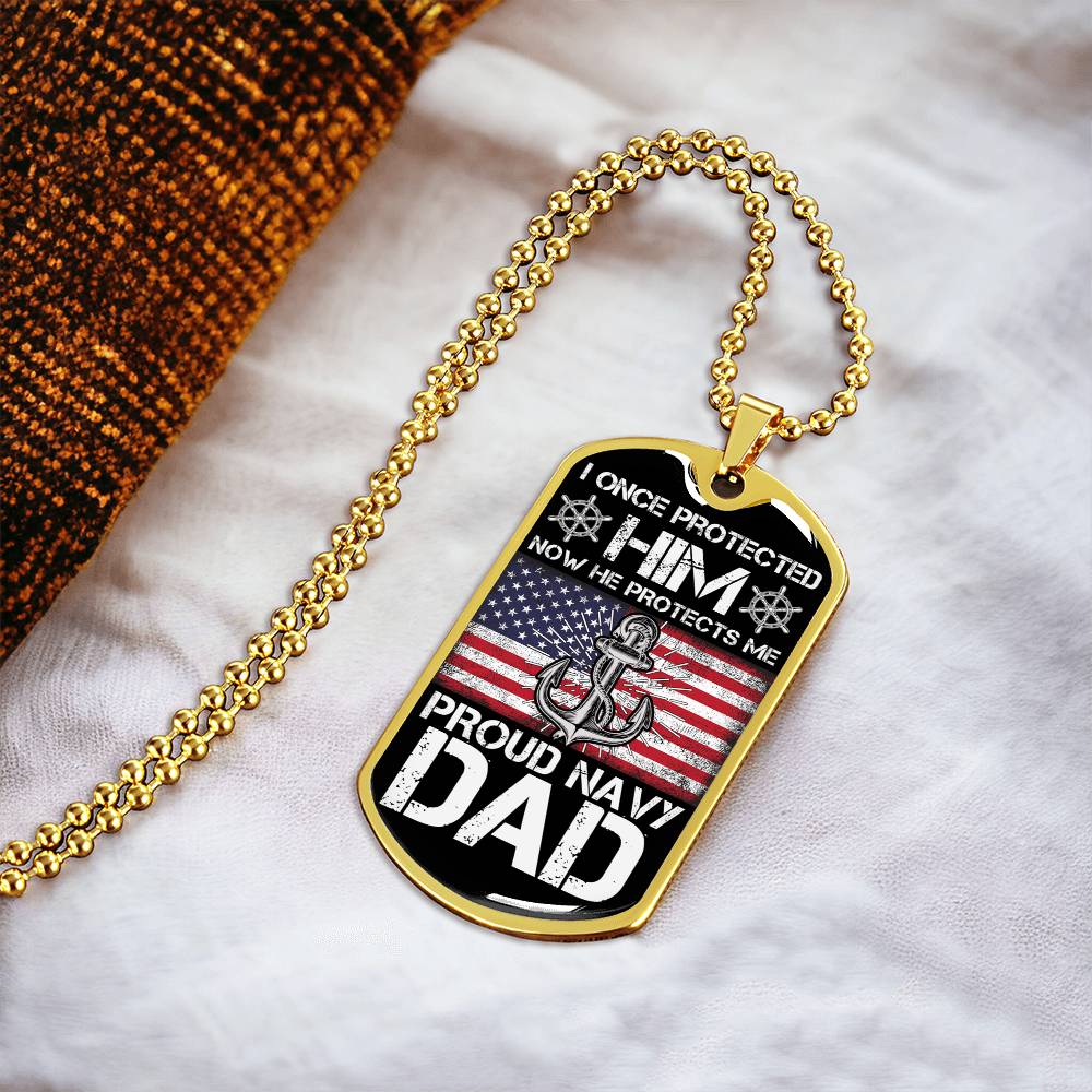 Military Necklace, Us Navy Necklace, Military Jewelry, Navy Necklace, Soldier Necklace, Us Navy, Navy Jewelry - Army Tag Necklace, Dog Tag Necklace