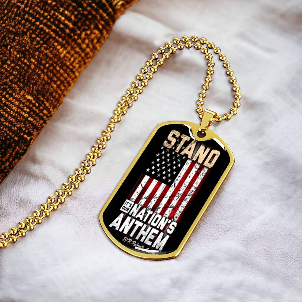 National Anthem 🇺🇸 - Army Tag Necklace, Dog Tag Necklace