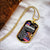To My Grandson - Army Tag Necklace, Dog Tag Necklace